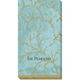 Aqua Gilded Majolica Caspari Guest Towels Image 2 of 2